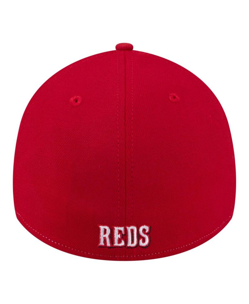 Men's Stone Cincinnati Reds 2026 Spring Training Fan Pack Gradient 39THIRTY Flex Hat