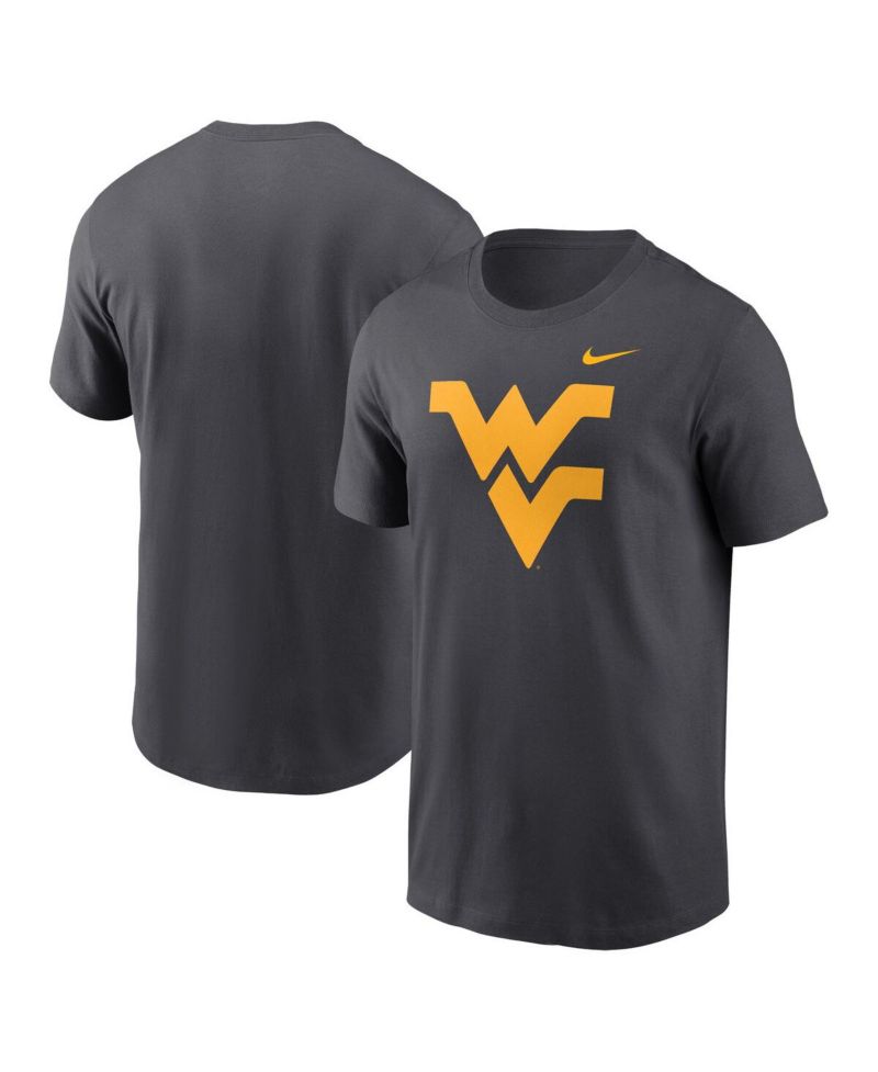 Men's Anthracite West Virginia Mountaineers Primetime Evergreen Logo T-Shirt