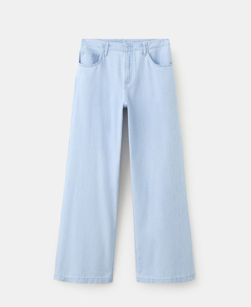 Women's Wide Leg Mid-Rise Jeans