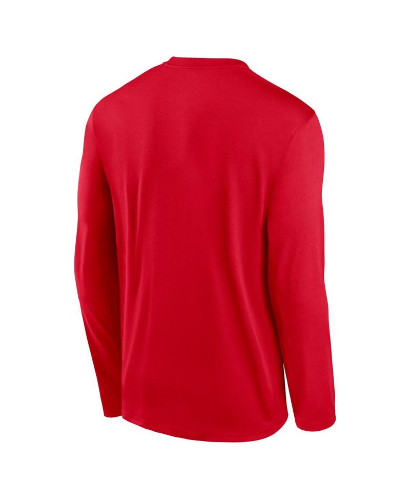 Men's Red Arizona Wildcats Primetime Alternate Logo Legend Long Sleeve T-Shirt