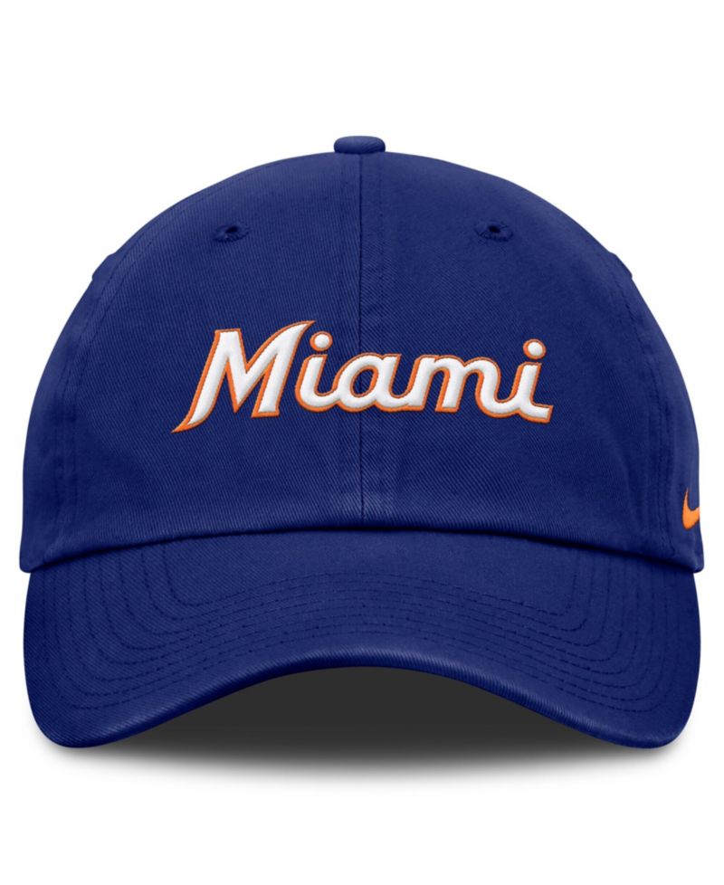 Men's Deep Royal Miami Marlins Club Adjustable Hat