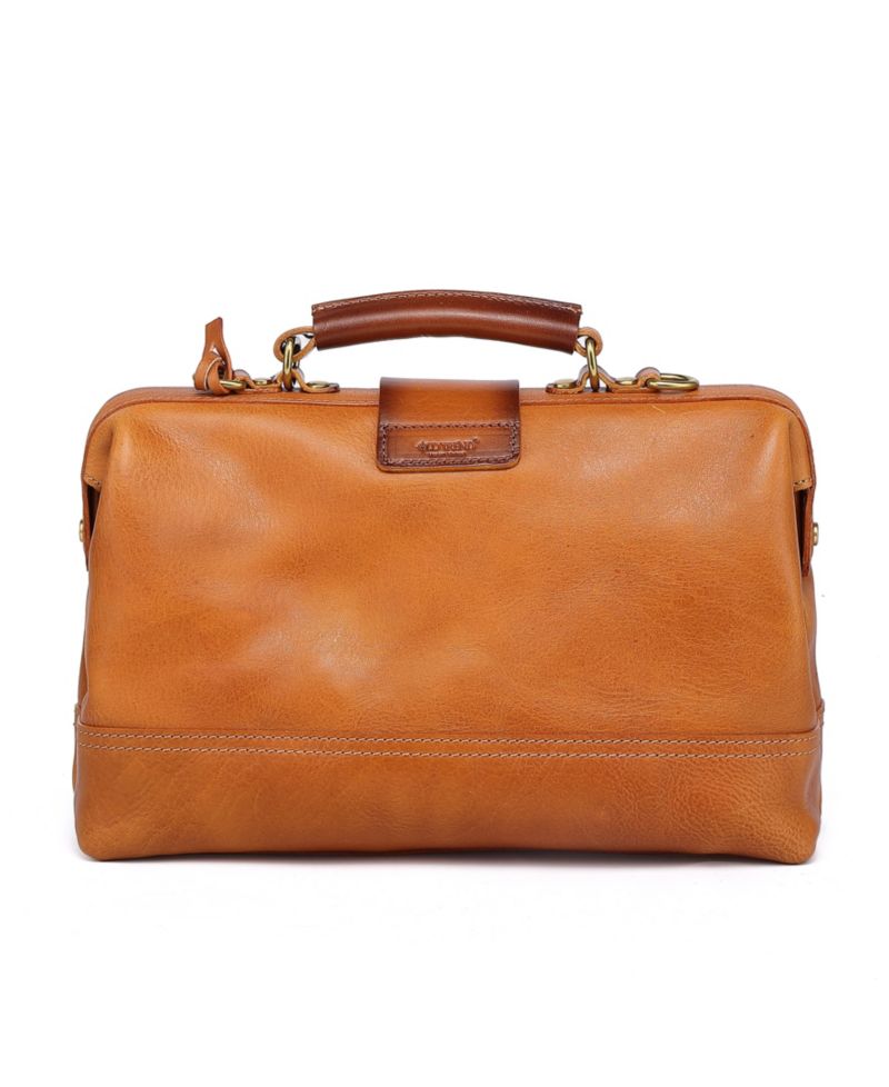 Doctor Small Leather Crossbody Satchel Bag