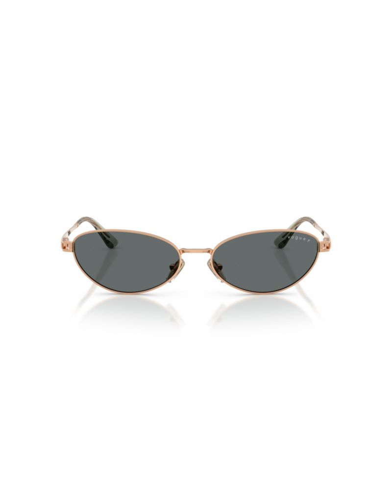 Women's Polarized Oval Metal Sunglasses VO4369S
