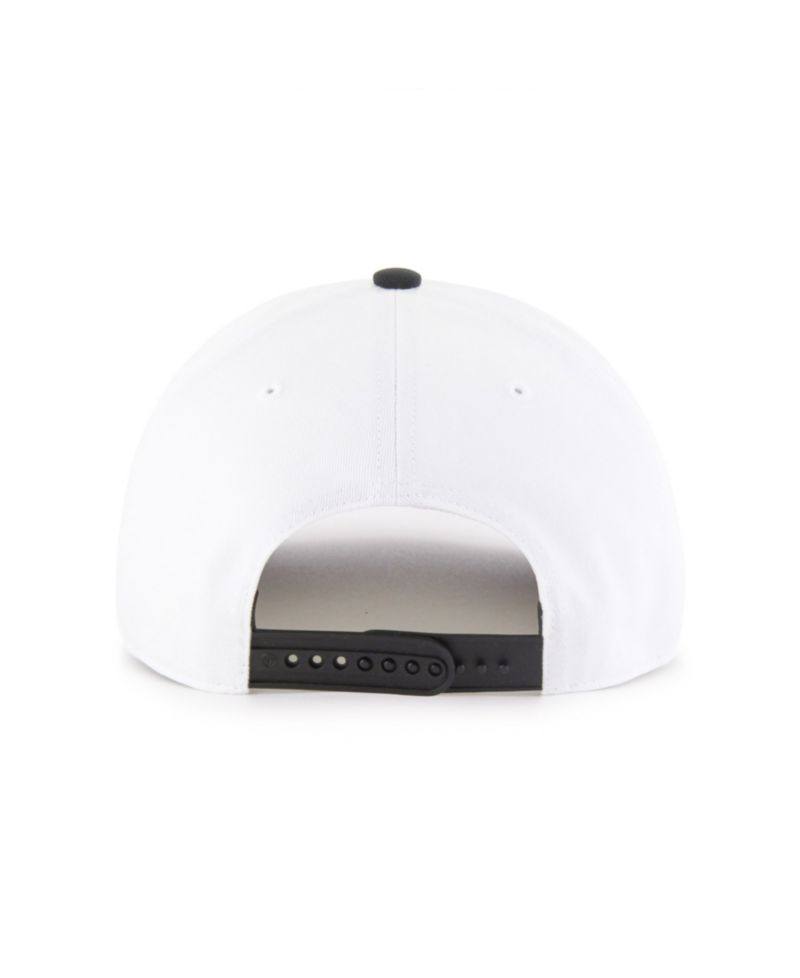 Men's White/Black Colorado Rockies Americana Eagle Hitch Adjustable Hat