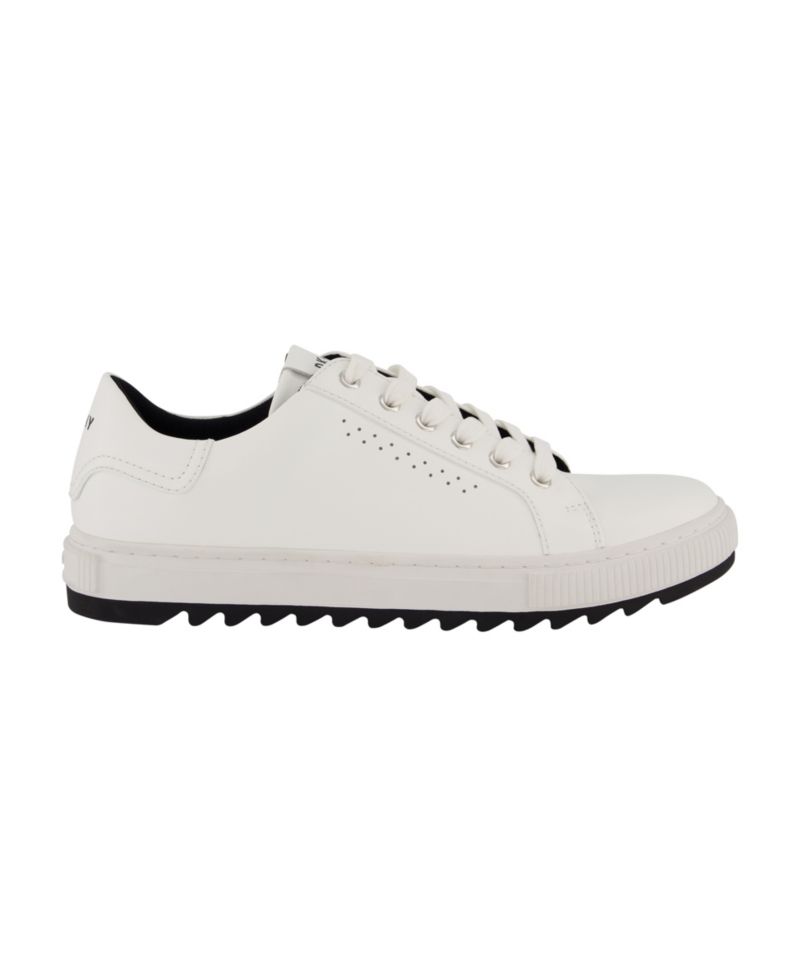 Men's Smooth Leather Sawtooth Sole Sneakers