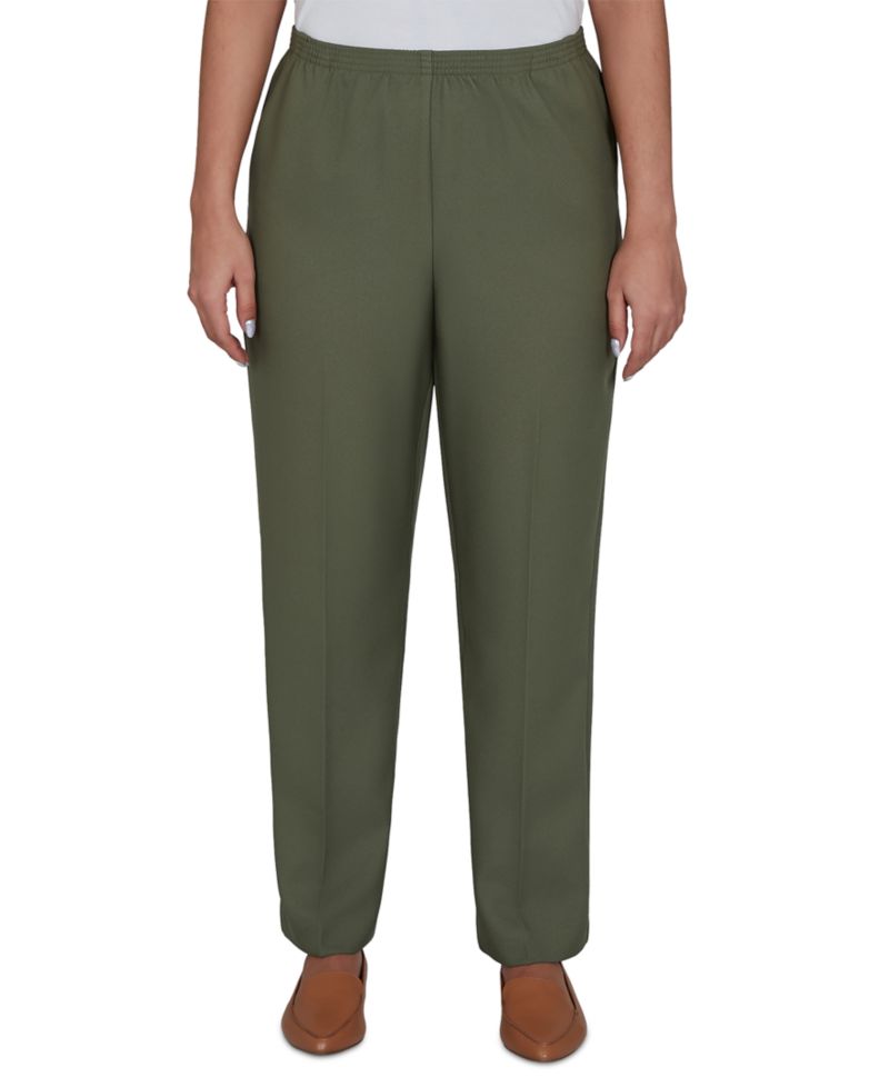 Petite Colored Classic Short-Length Pants