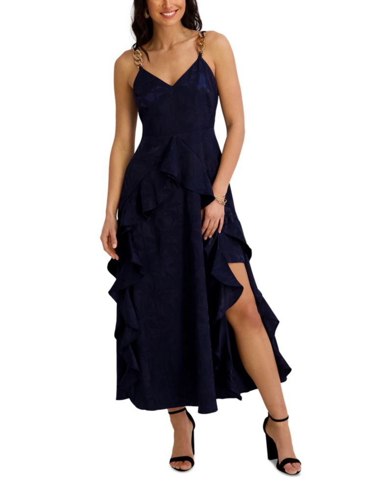 Women's V-Neck Long Dress