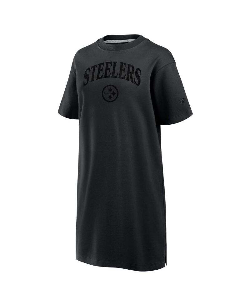 Women's Black Pittsburgh Steelers Elements Go Tri-Blend Dress