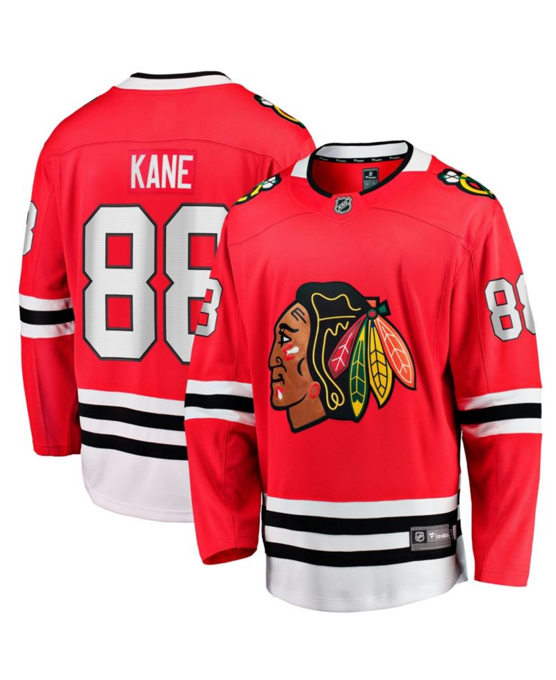 Men's Chicago Blackhawks Breakaway Patrick Kane Long-Sleeve Home Jersey