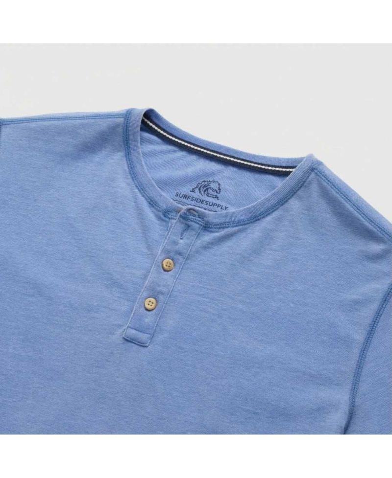 Men's Sean Burnout Henley T-Shirts