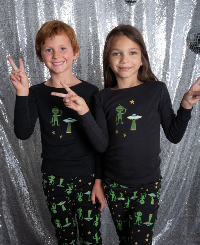 Kids Two Piece Cotton Halloween Pajamas