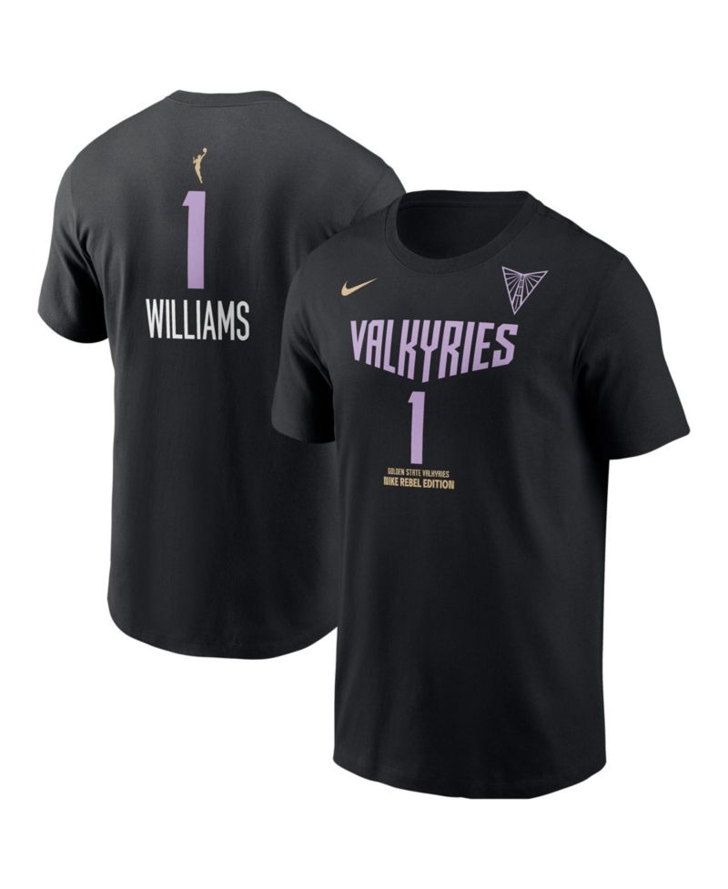 Men's Gabby Williams Black Golden State Valkyries Name & Number Rebel Edition T-Shirt