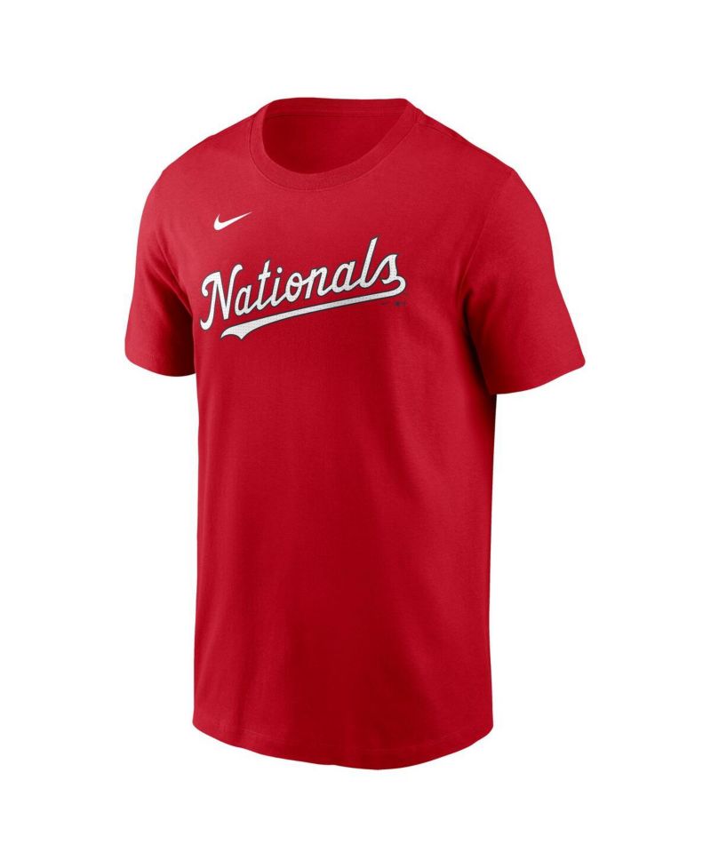 Men's Joey Meneses Red Washington Nationals Fuse Name & Number T-Shirt