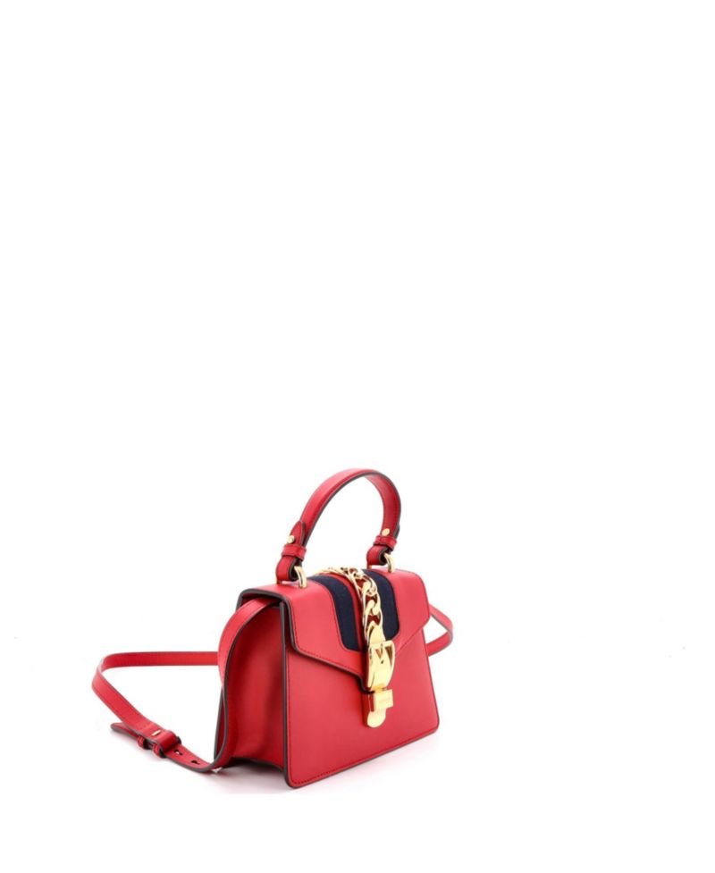 Mini Sylvie Top Handle Bag Leather
