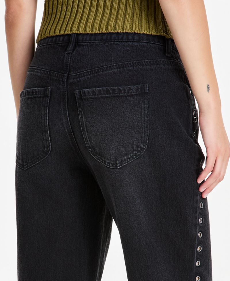 Trendy Plus Size Wide-Leg Jeans