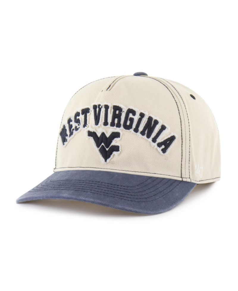 Men's and Women's '47 Tan/Navy West Virginia Mountaineers Well-Worn Calderwood Hitch Adjustable Hat