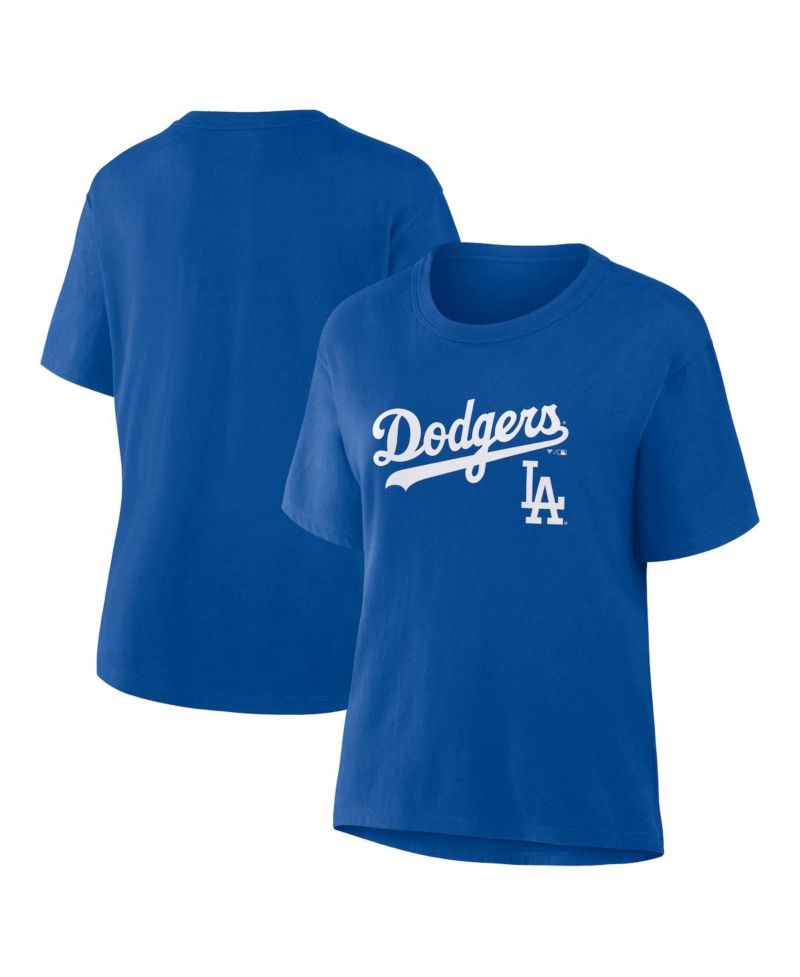 Women's Royal Los Angeles Dodgers Lockup Legacy T-Shirt
