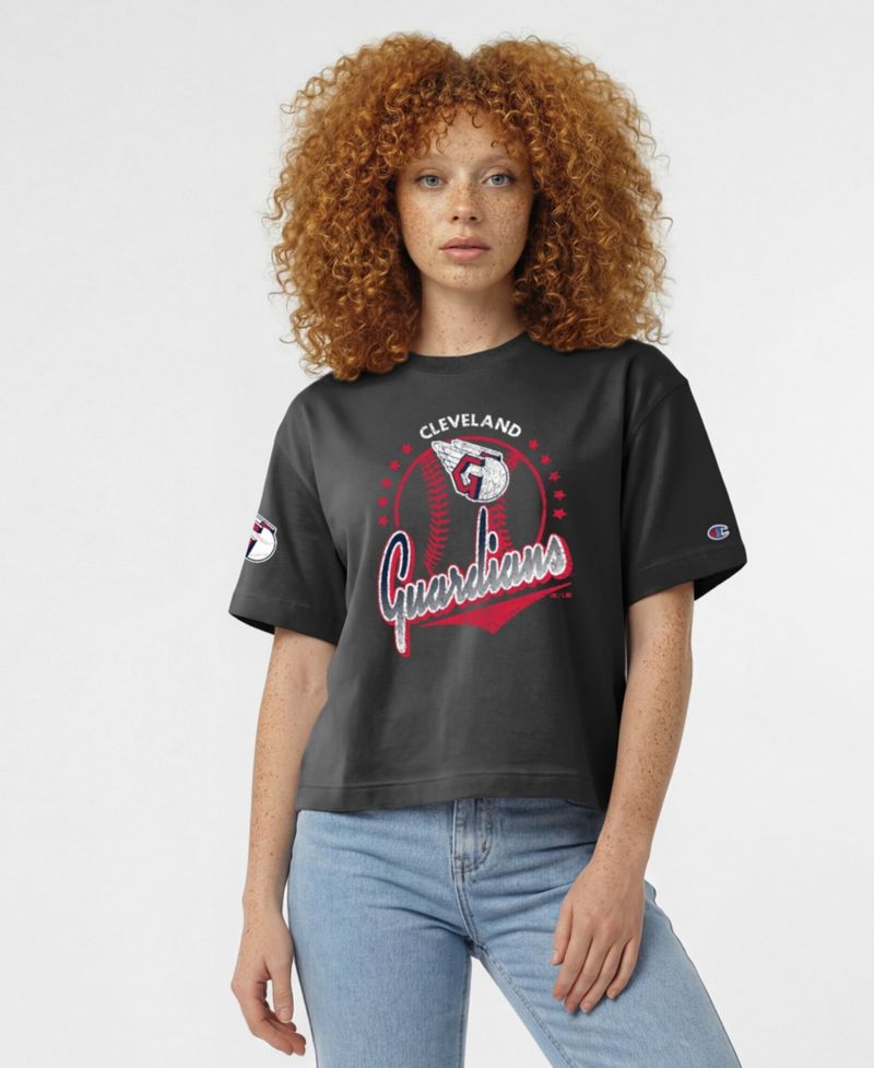 Women's Cleveland Guardians Graphic Oversized-Fit T-Shirt