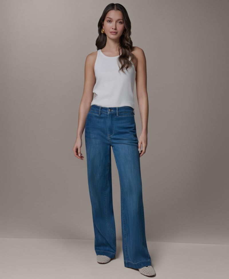 Women's High-Rise Wide-Leg Trousers