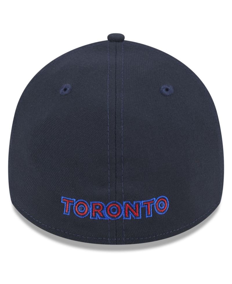 Men's Navy Toronto Blue Jays 2024 City Connect 39THIRTY Flex Hat