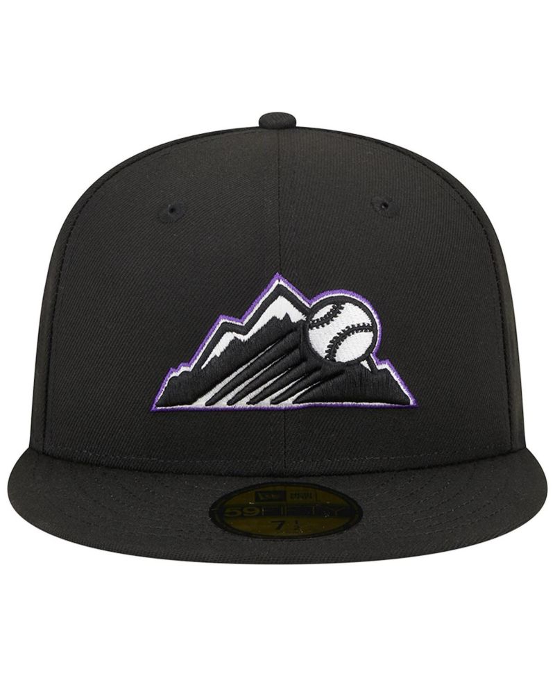 Men's Black Colorado Rockies 2021 MLB All-Star Game Team Color 59FIFTY Fitted Hat