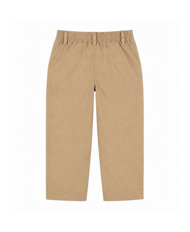 Baby Boy's 12M -24M Twill Fake Fly Pants