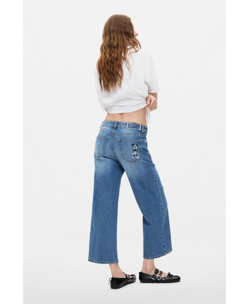 Women's Mickey Culotte Jeans