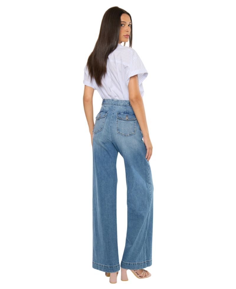 Women's Marnie Ultra High Rise Wide Leg Trouser Jeans