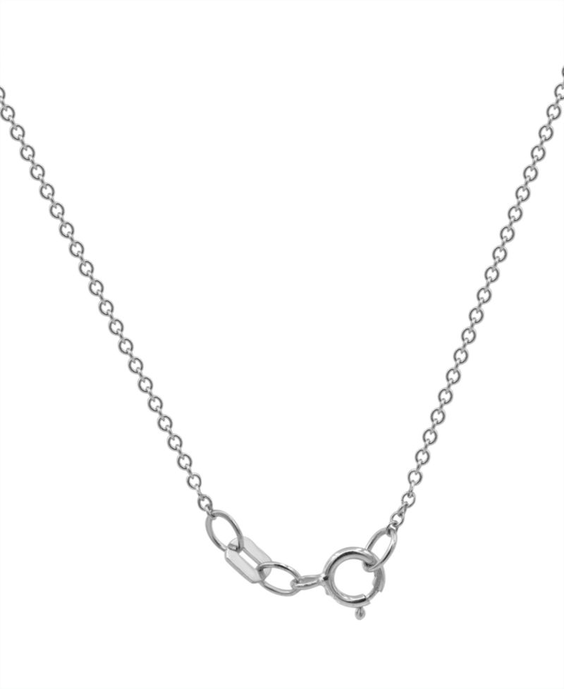 Certified Lab Grown Diamond Solitaire 18" Pendant Necklace (3 ct. t.w.) in 14k Gold