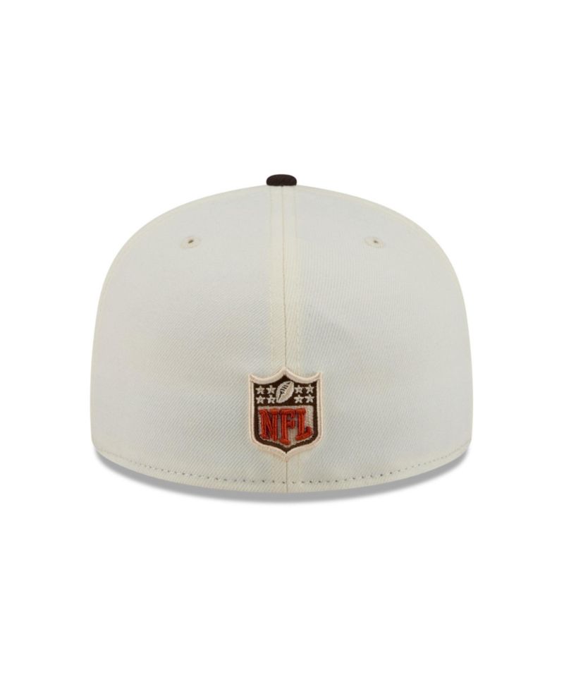 Men's Cream/Brown New England Patriots Pumpkin Spice 59FIFTY Fitted Hat