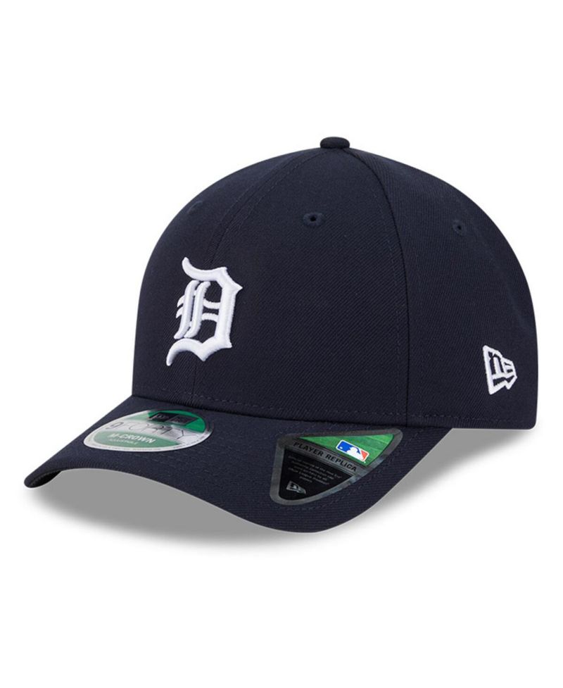 Men's Navy Detroit Tigers Player Replica 9FORTY Adjustable Hat