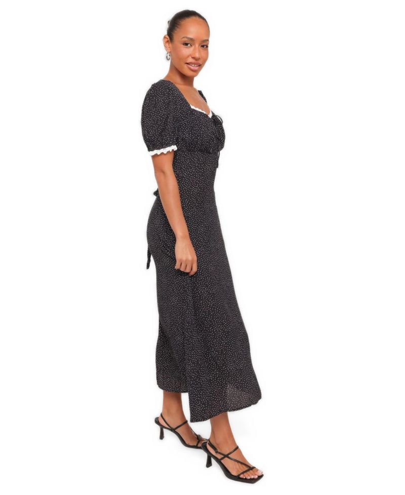 Women's Francine Lace A-Line Sweetheart-Neck Midi Dress