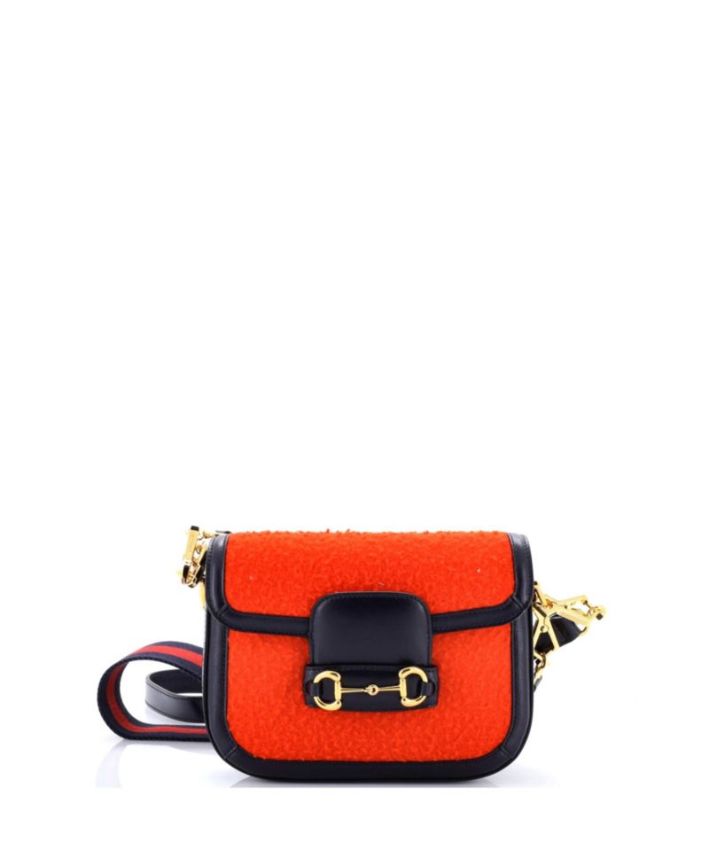 Mini Horsebit 1955 Shoulder Bag Wool