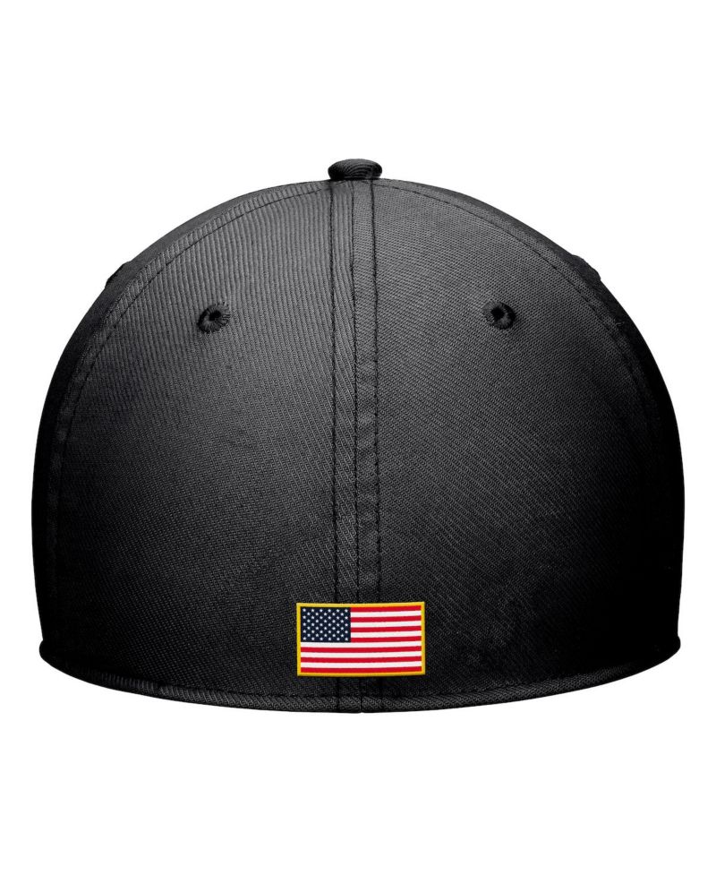 Men's Black Vanderbilt Commodores Swoosh Dri-FIT Flex Hat
