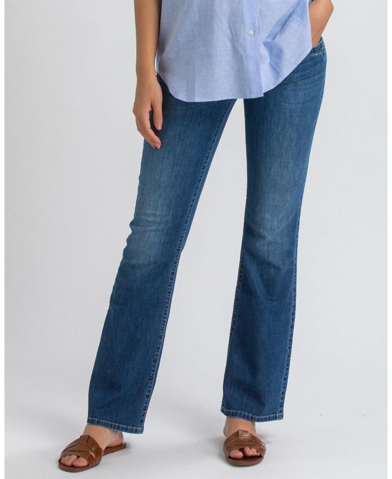 Maternity Graduated Flare Jeans