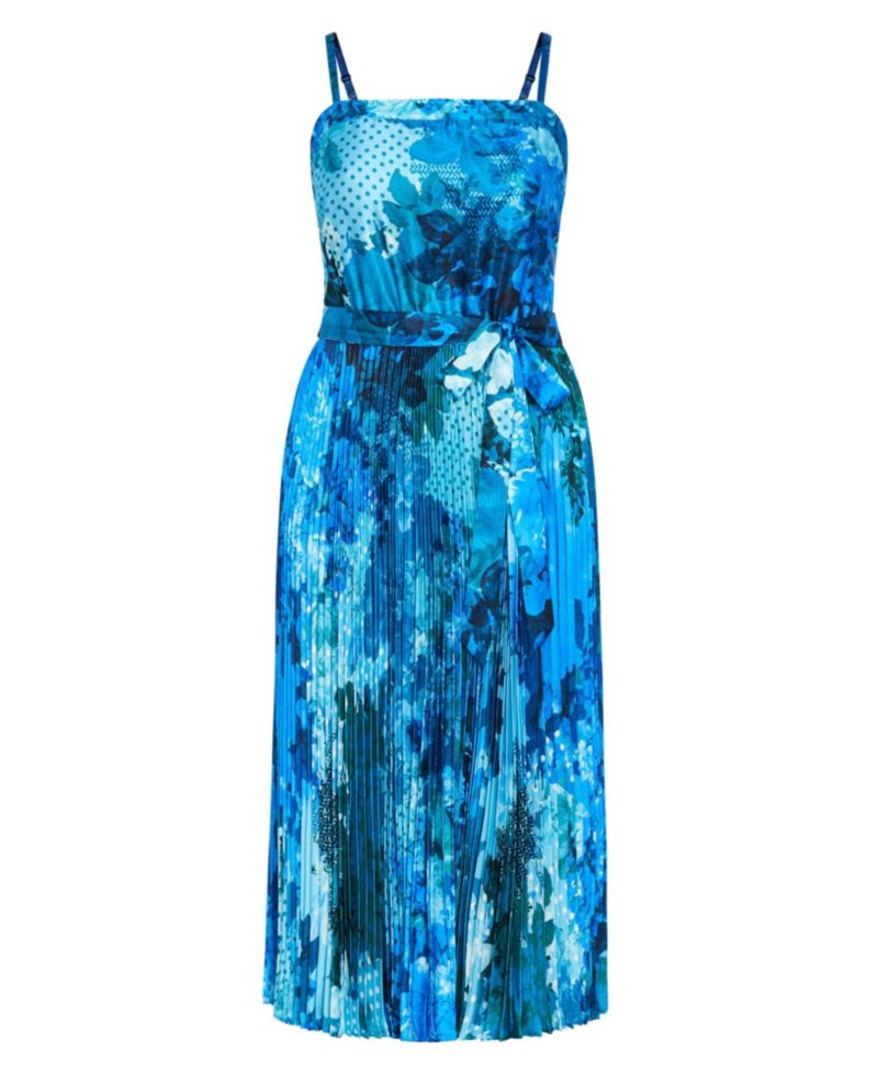 Women's Jayda Pleat Print Midi Dress