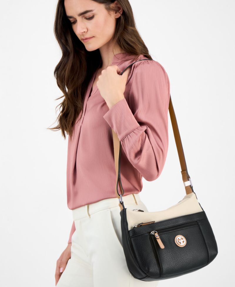 Colorblock Pebble Hobo