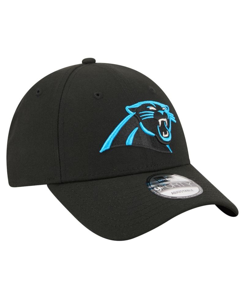 Men's Black Carolina Panthers Core Team 9FORTY Adjustable Hat