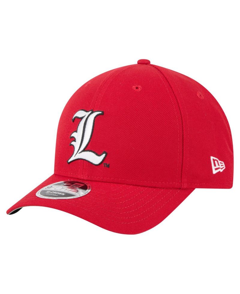 Men's Red Louisville Cardinals Team Collective 9FORTY M-Crown Adjustable Hat