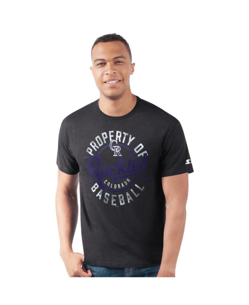 Men's Black Colorado Rockies Prime Time Property of T-Shirt