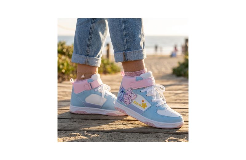 Little Kids Lilo and Stitch High Top Sneakers