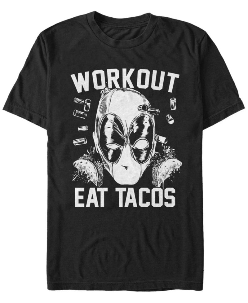 Men's Workout Tacos Short Sleeve T-shirt