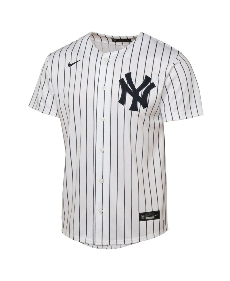 Big Boys and Girls Derek Jeter White New York Yankees Home Replica Jersey
