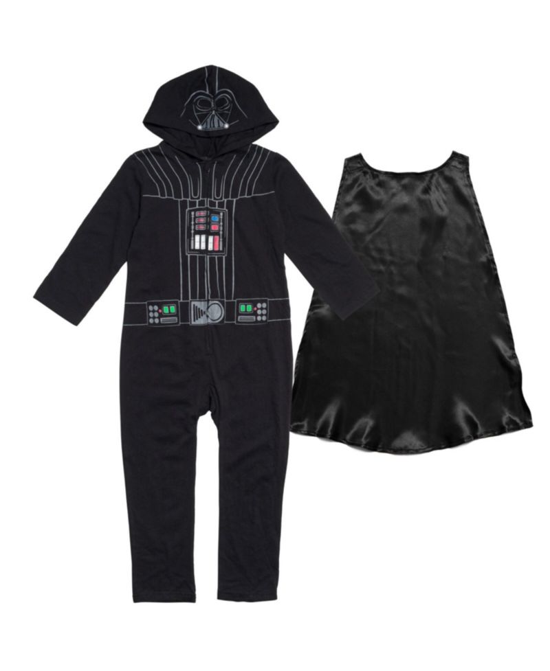 Darth Vader Zip Up Cosplay Coverall and Cape