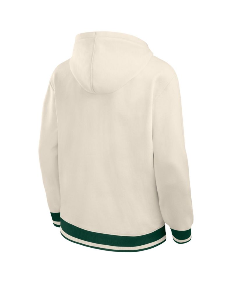 Men's Green Bay Packers Heritage First Heavyweight Fleece Pullover Hoodie