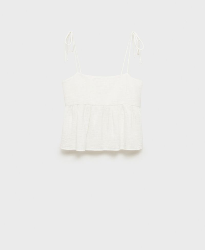 Women's Ruffled Cotton Top