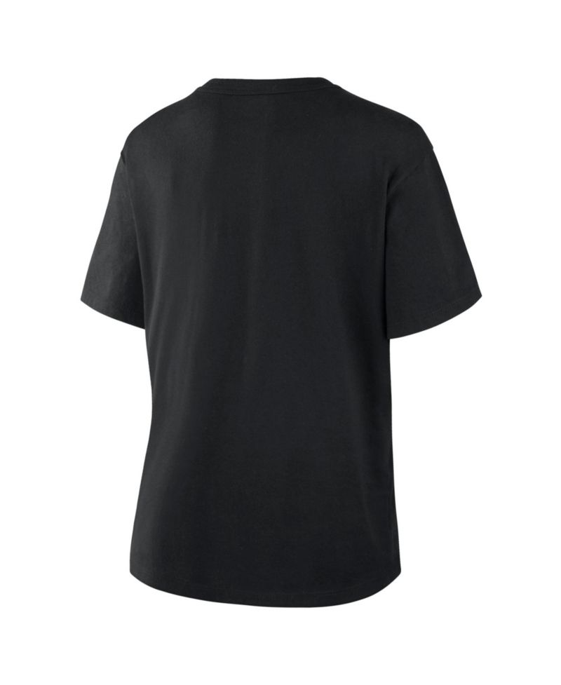 Women's Essential Legacy Las Vegas Raiders Crewneck Short-Sleeve Relaxed-Fit T-Shirt