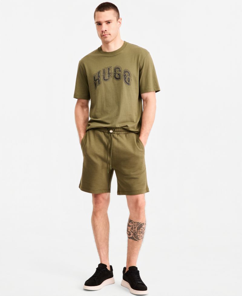 HUGO by Men's Nuca Pull-On Drawstring Shorts, 7.2" Inseam