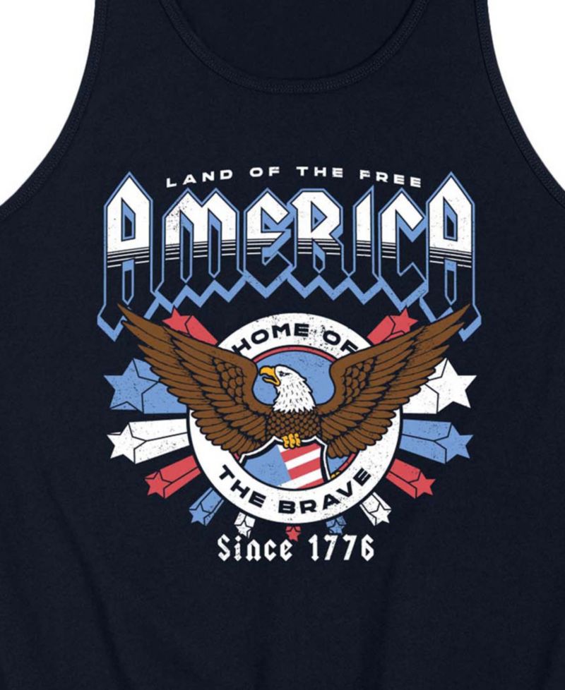 Men's America Rock Sleeveless Graphic Tank Top
