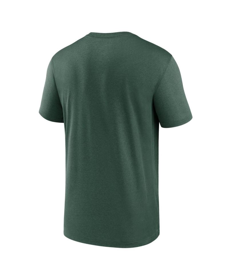 Men's Green Green Bay Packers Primetime Legend Wordmark Performance T-Shirt